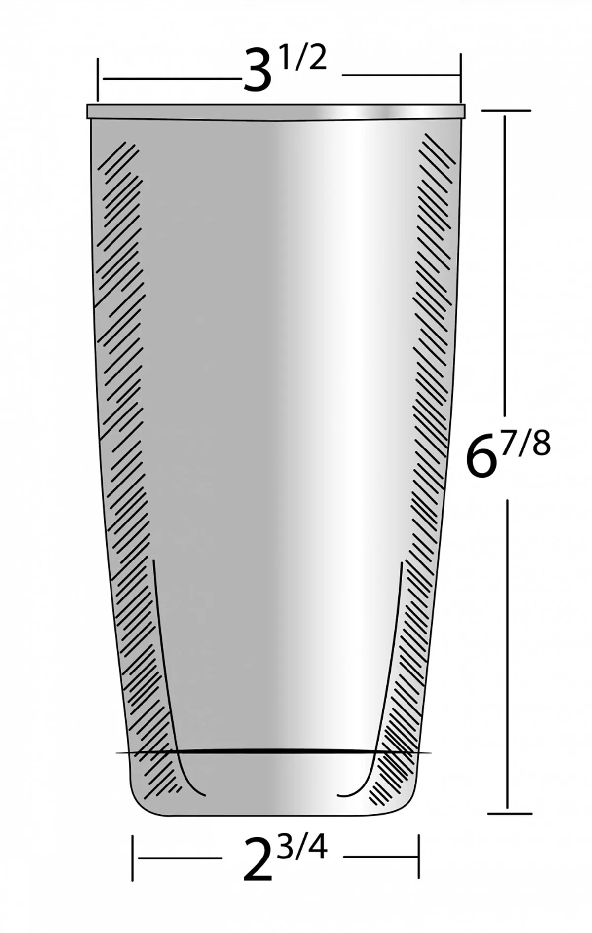 FBA This picture shows you how different the same cup size is on